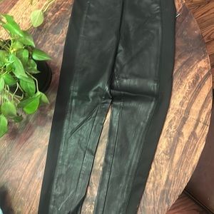 Faux leather skinny pants size small